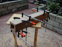 After glueing